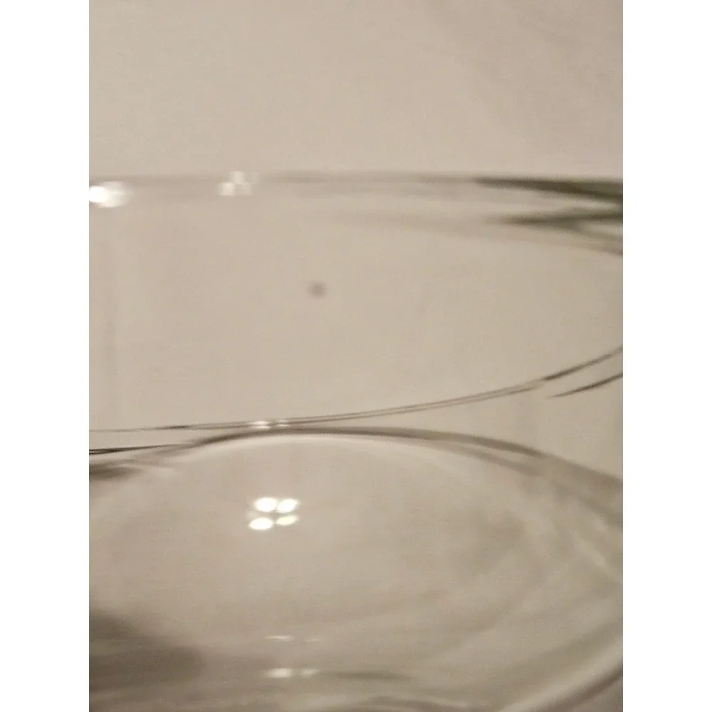 PYREX 1.5 court Clear Glass Mixing Bowl with Handles Oven‎ Safe Serving Dish VTG